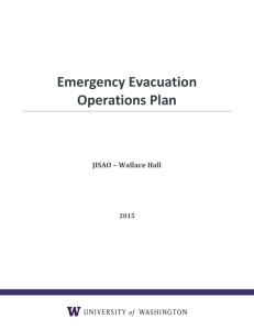 Emergency Evacuation and Operations Plan - JISAO