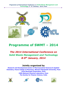 SWMT-2014 Final Program - The Society for Polymer Science