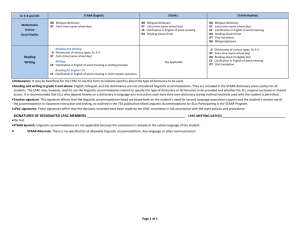 Gr 3–8 and EOC STAAR (English) STAAR L STAAR Modified