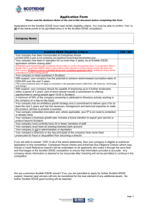 Business Support Application