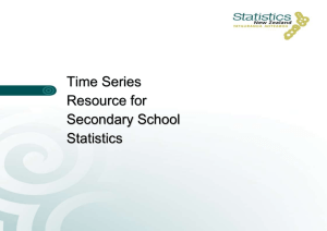 Time Series Resources for teachers
