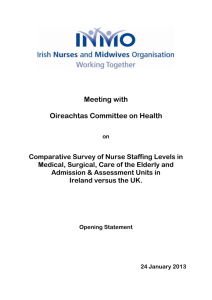 Meeting with Oireachtas Committee on Health on Comparative