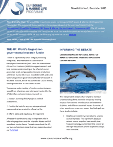 word - E&P Sound and Marine Life Joint Industry Programme