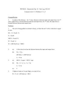 PHYSICS * Homework Chp