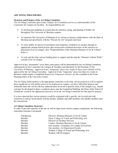 Policy Procedures - University of Montana