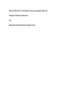Tender Briefing Document - Sheerness Dockyard Preservation Trust