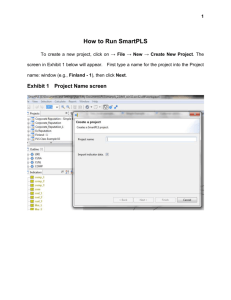 How to Run SmartPLS