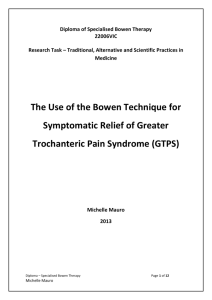 Greater Trochanter Pain Syndrome