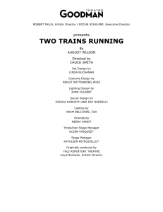 two trains running