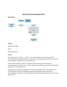 Supercritical Fluid Chromatography