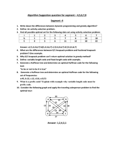 Algorithm Suggestion question for segment – 4,5,6,7,8