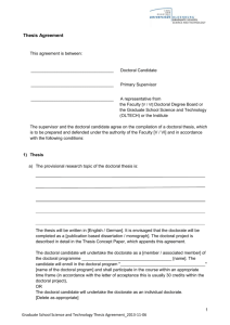 Dissertation Agreement in English - Carl von Ossietzky Universität