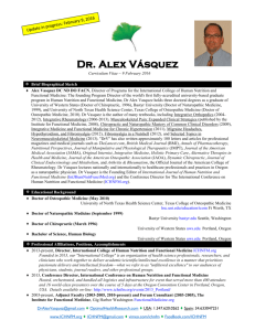 Dr. Alex Vásquez - intJHumNutrFunctMed.org