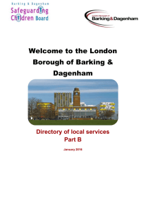 Part B - Local directory of services