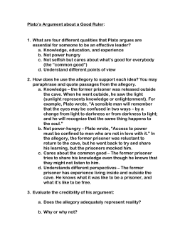 How To Write A Proposal Essay Paper Platos Argument About A Good Ruler Essays On Importance Of English also Computer Science Essays Plato The Allegory Of The Cave The Norton Reader Plato Plato Was English Essay Questions
