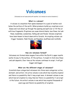 Volcanoes - Avon School District