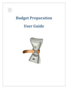 Budget Prep