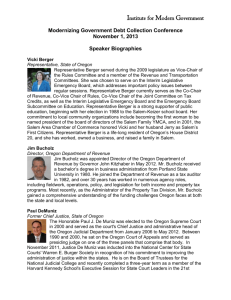 Speaker Biographies - Institute for Modern Government