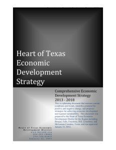CEDS - Heart of Texas Economic Development District