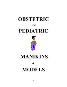 Obstetric & Pediatric Manikins and Models Manual