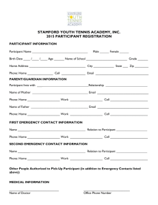 link to registration form - Stamford Youth Tennis Academy