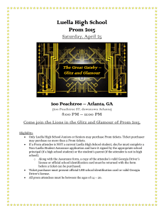 Prom 2015 Information - Henry County Schools