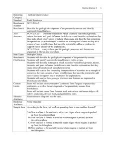 Marine Science 2 Reporting Category Earth & Space Science