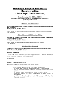 16-19 Sept. 2015 Krakow