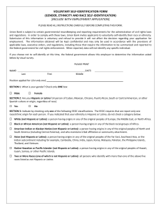 Voluntary I.D. Forms
