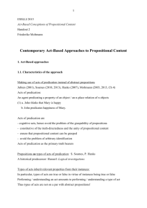 Contemporary Act-Based Approaches to Propositional Content