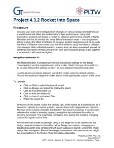 Activity 4.3.2 Rocket Into Space