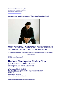 Richard Thompson Electric Trio 03/23/11