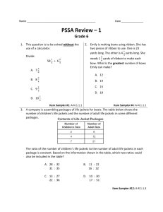PSSA Review Questions Grade 6