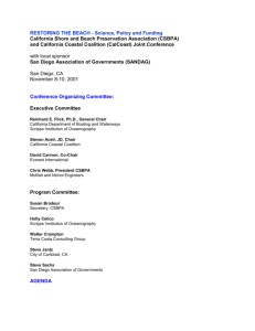 Conference Program - California Coastal Coalition