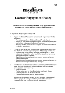 Learner Engagement Policy