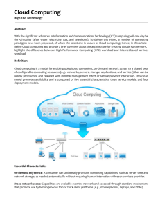 Cloud Computing Article