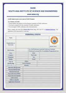 Member Application Form