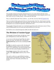 Geography of the Nile