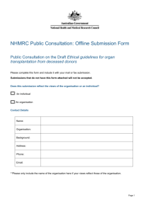 Offline Submission Form - NHMRC Public Consultations