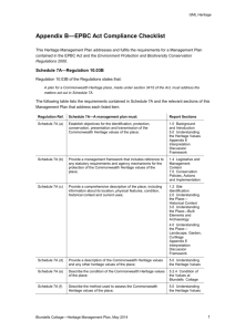 Appendix B: EPBC Act Compliance Checklist