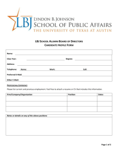 nomination form - The University of Texas at Austin