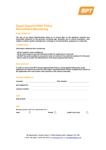 to the Equal Opportunities monitoring form (Word