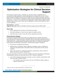 6 Optimization Strategies for Clinical Decision Support