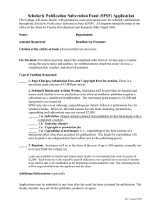 SPSF form - Middlebury College