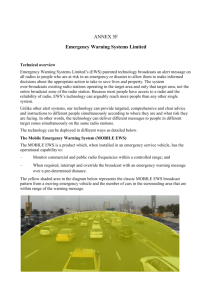 Emergency Warning Systems Limited