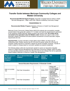 Associate in Applied Science in Health Services Management