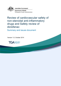 3. Safety review of diclofenac - Therapeutic Goods Administration