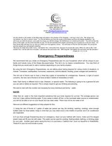 Emergency Preparedness GCCC