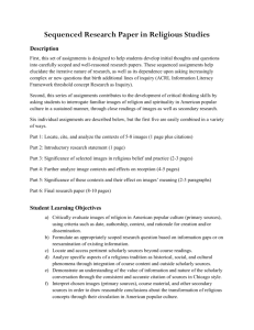 SequenceResearchPaperReligiousStudies_Description+