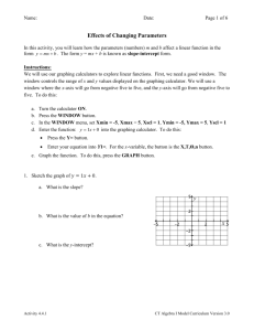 Algebra 1 - Connecticut Core Standards